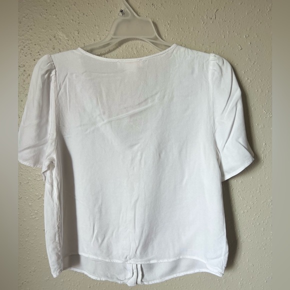 Urban Romantic white Shirt V neck size M - Picture 3 of 4
